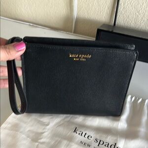 Kate Spade Black Morgan Clutch Wristlet